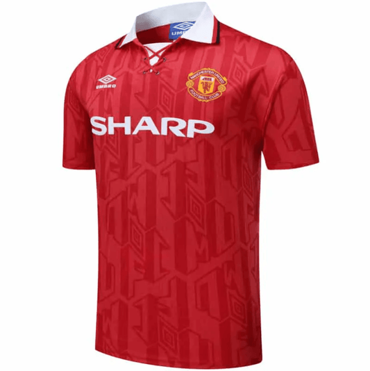 Manchester United Home Retrô 92/93 Umbro - Vermelho