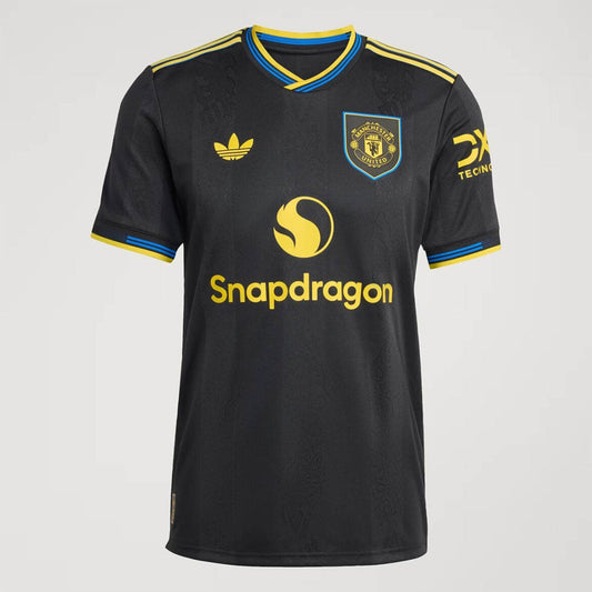 Manchester United Third 25/26 Torcedor Adidas - Preto