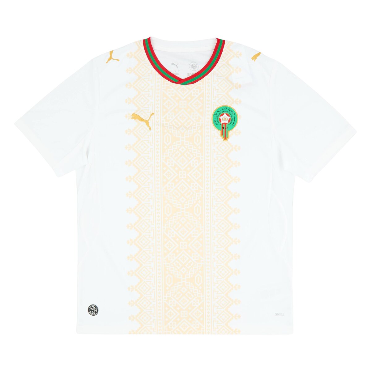 Marrocos Away 26/27 Torcedor Puma - Branca e Amarelo