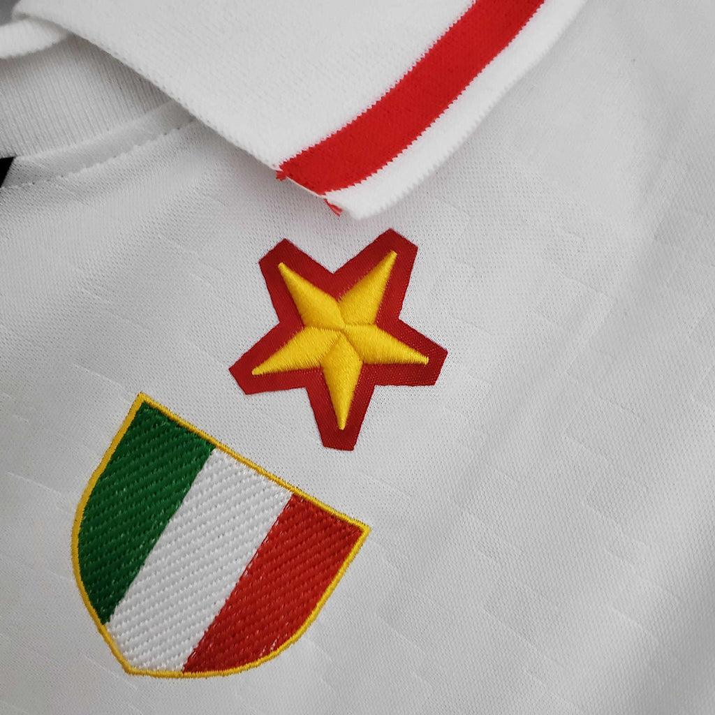 Milan Away Retrô 1995/1997 Lotto - Branca