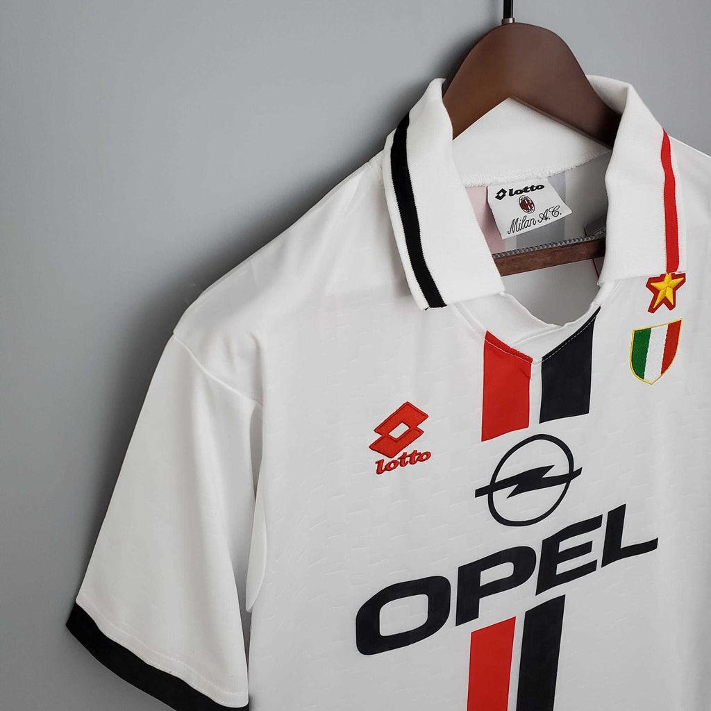 Milan Away Retrô 1995/1997 Lotto - Branca