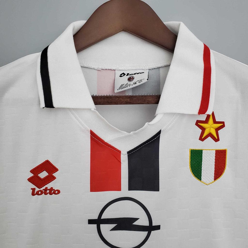 Milan Away Retrô 1995/1997 Lotto - Branca
