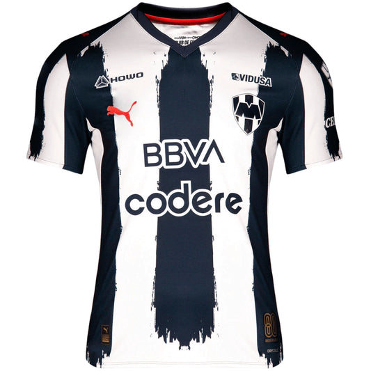 Monterrey Home 25/26 Torcedor Puma Masculino - Azul e Branco