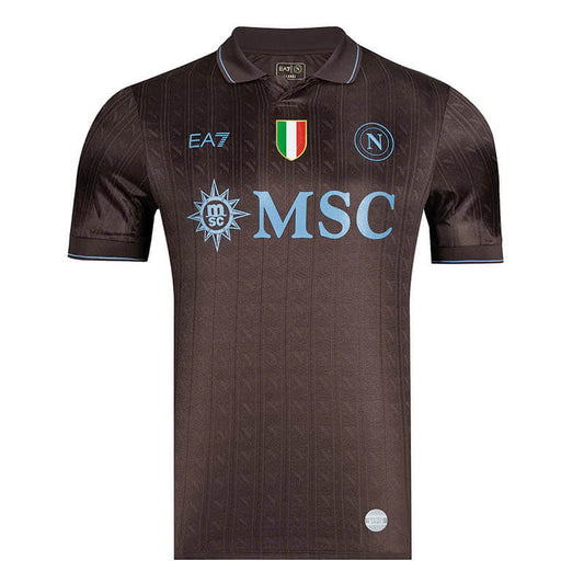 Napoli Third 25/26 Torcedor EA7 - Cinza Escuro