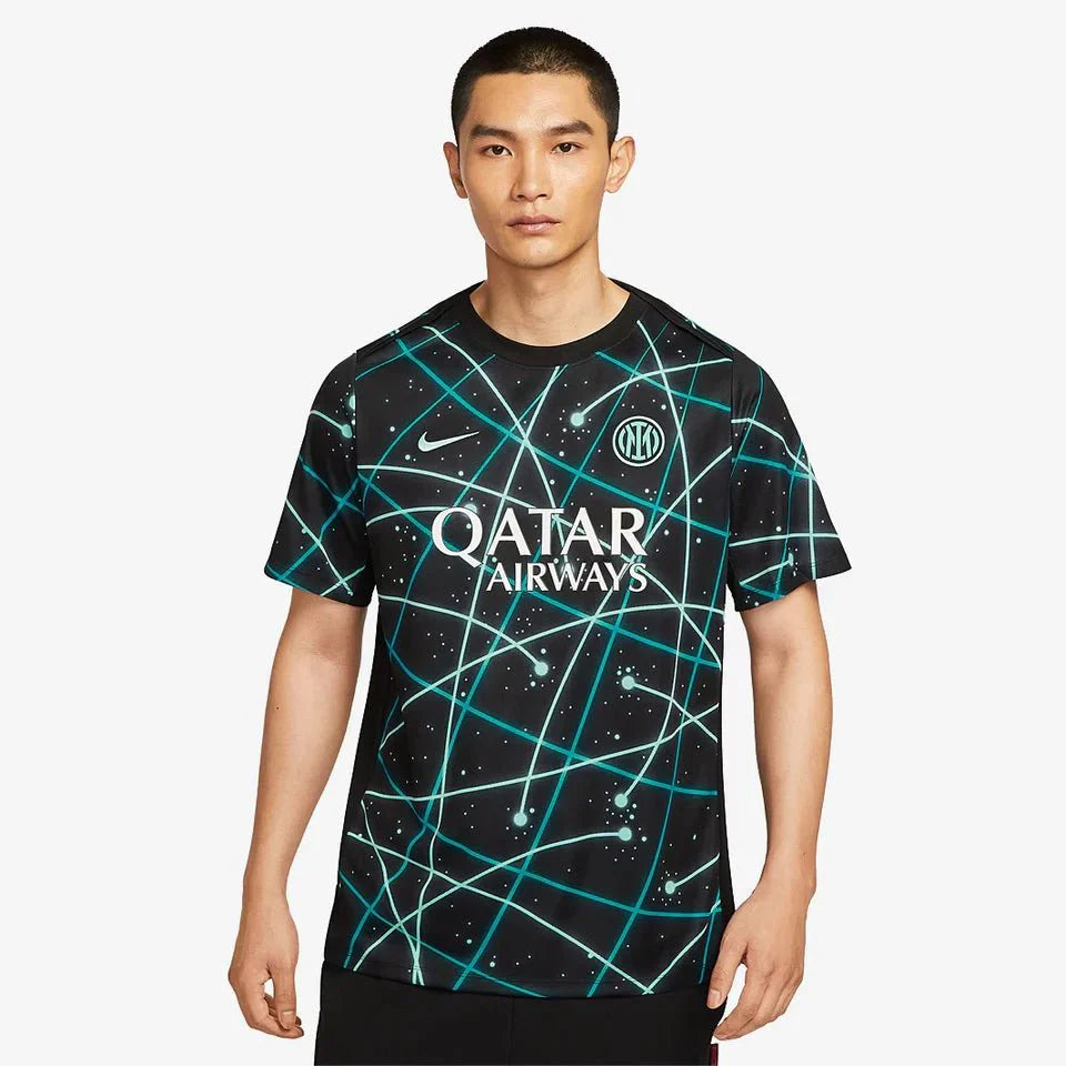 Inter de Milão Pré Jogo 25/26 Torcedor Nike - Preto