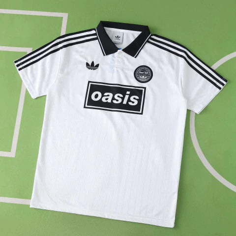 Camisa Banda Oasis x Adidas 2025 - Branca