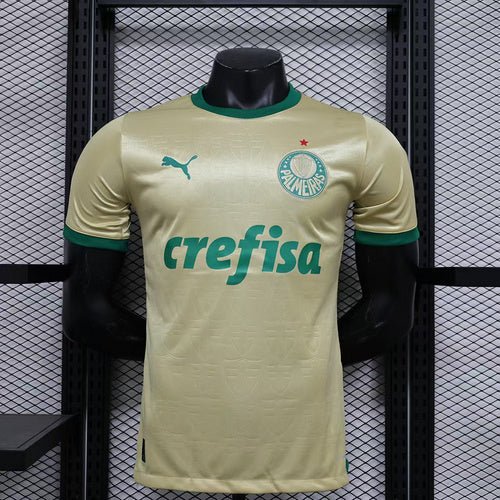 Palmeiras Third 24/25 Masculina Jogador Puma - Dourado