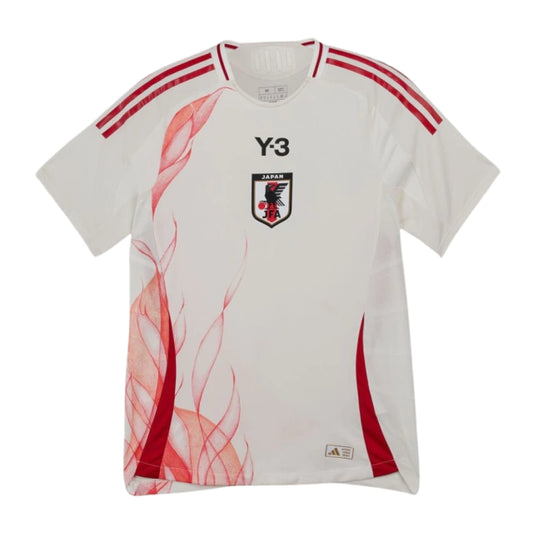 Japão Away 24/25 Torcedor Y-3 Masculina - Branca