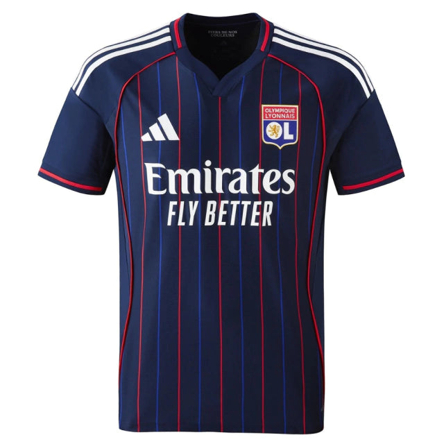 Lyon Away 25/26 Torcedor Adidas - Azul