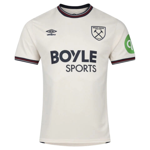 West Ham Away 25/26 Torcedor Umbro - Bege