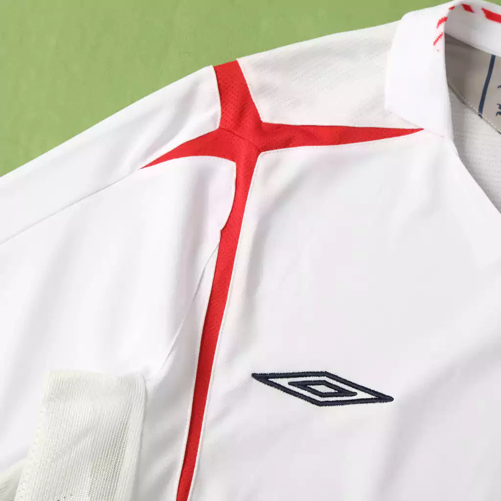 Inglaterra Home Retrô 2006 Umbro - Branca