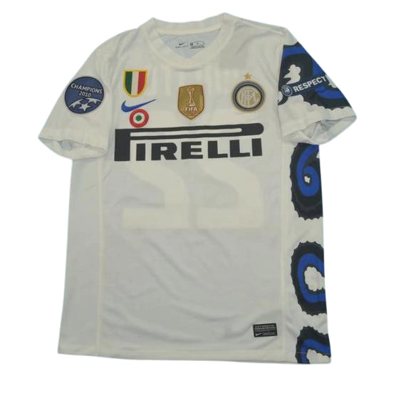 Inter de Milão Away Retrô 2010 Nike - Branca