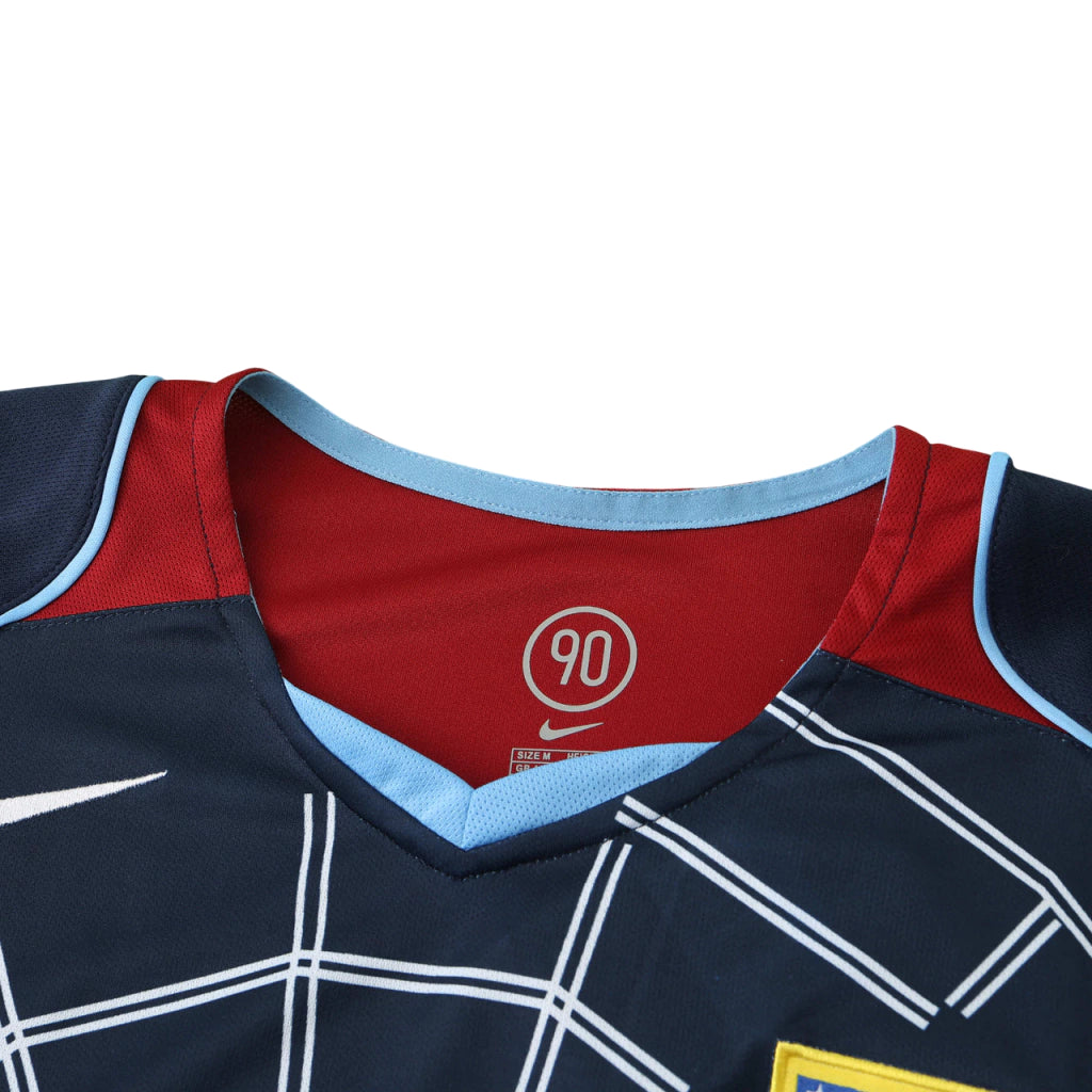 Atlético de Madrid Away Retrô Manga Longa 04/05 Nike - Azul Escuro