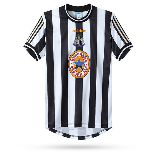 Newcastle Home Retro 97/99 Adidas - Preto e Branco