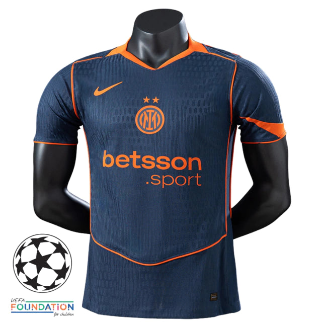 Inter de Milão Third 25/26 Jogador Nike - Cinza