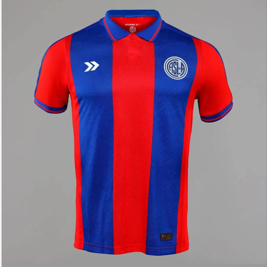 San Lorenzo Home 25/26 Torcedor Atomik - Vermelho e Azul