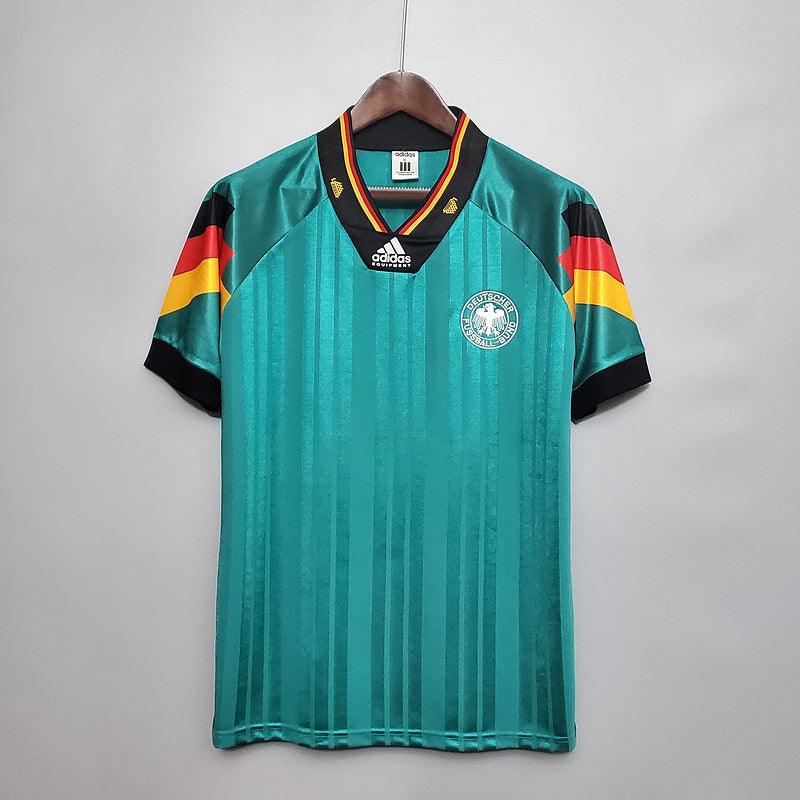 Alemanha Away Retrô 1992 Masculina Adidas - Verde