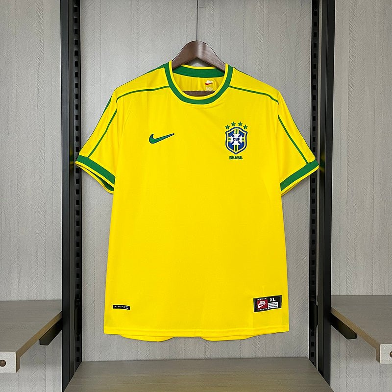 Brasil Home Retro 1998 Nike - Amarelo