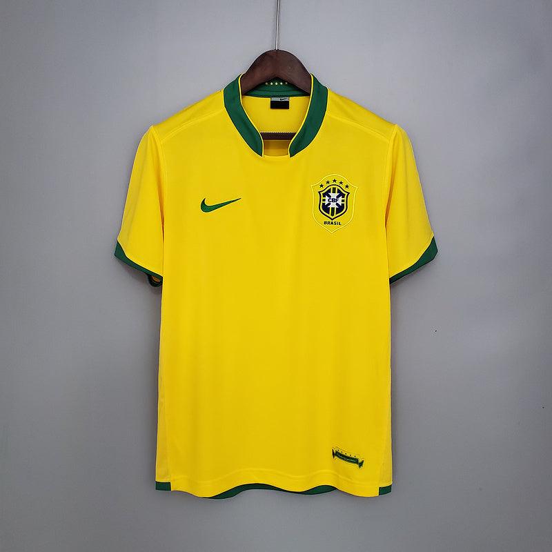 Brasil Home Retrô 2006 Nike - Amarela
