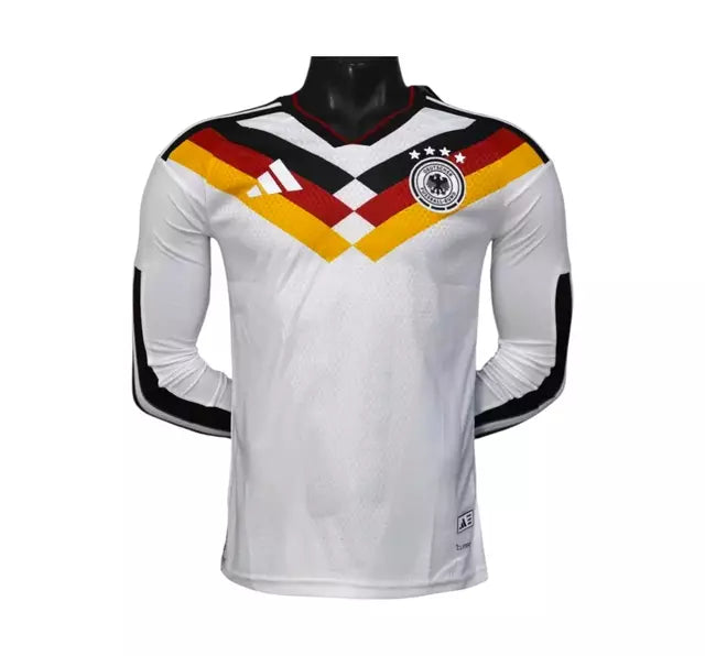 Alemanha Home Manga Longa 26/27 Jogador Masculino Adidas - Branca