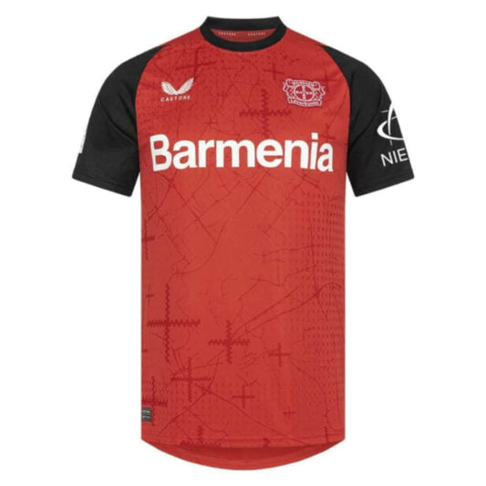 Bayern Leverkusen Home 24/25 Castore - Vermelho