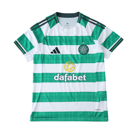 Celtic Home 25/26 Torcedor Adidas Masculina - Branco e Verde