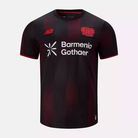 Bayern Leverkusen Home 25/26 New Balance - Preto e Vermelho