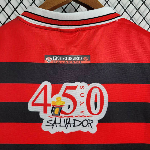Vitória Home Retro 1999 Masculino -  Vermelho e Preto