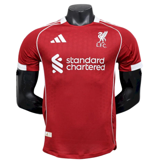 Liverpool Home 25/26 Jogador Adidas - Vermelho
