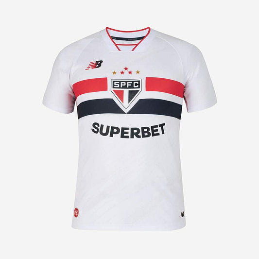 São Paulo Home 26/27 Torcedor New Balance Masculina - Branca