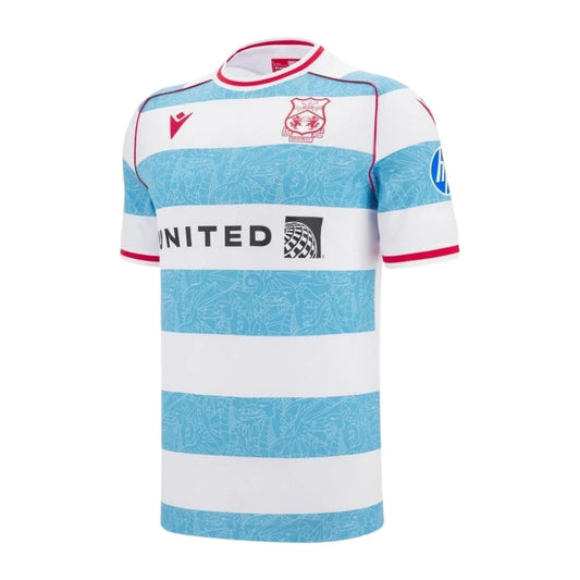 Wrexham Third 25/26 Torcedor Macron - Branca e Azul