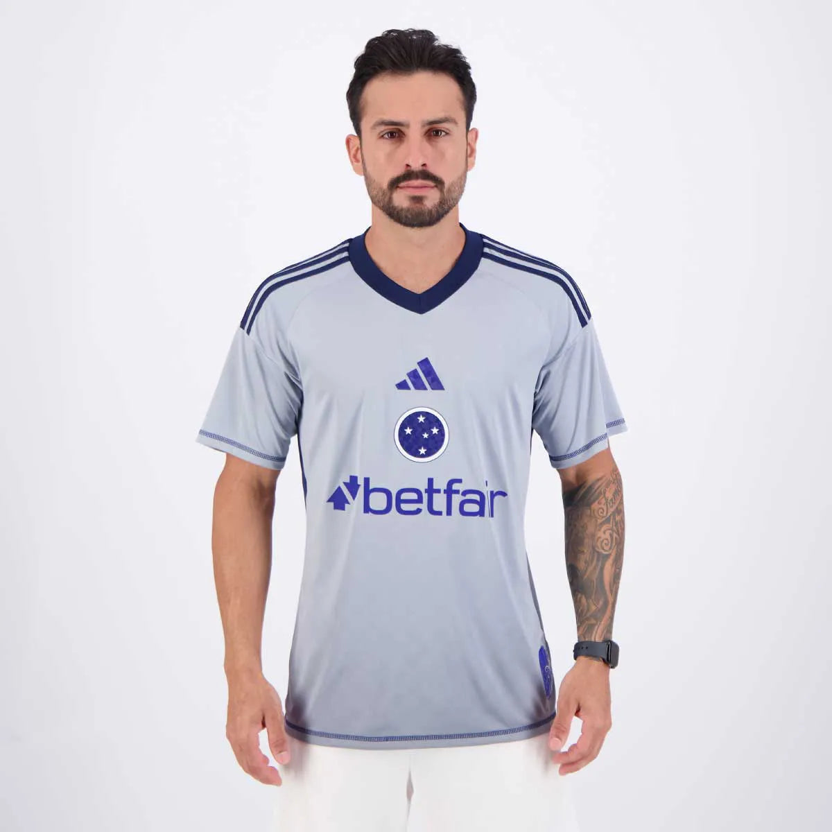 Cruzeiro Goleiro 25/26 Adidas Torcedor Masculino - Cinza