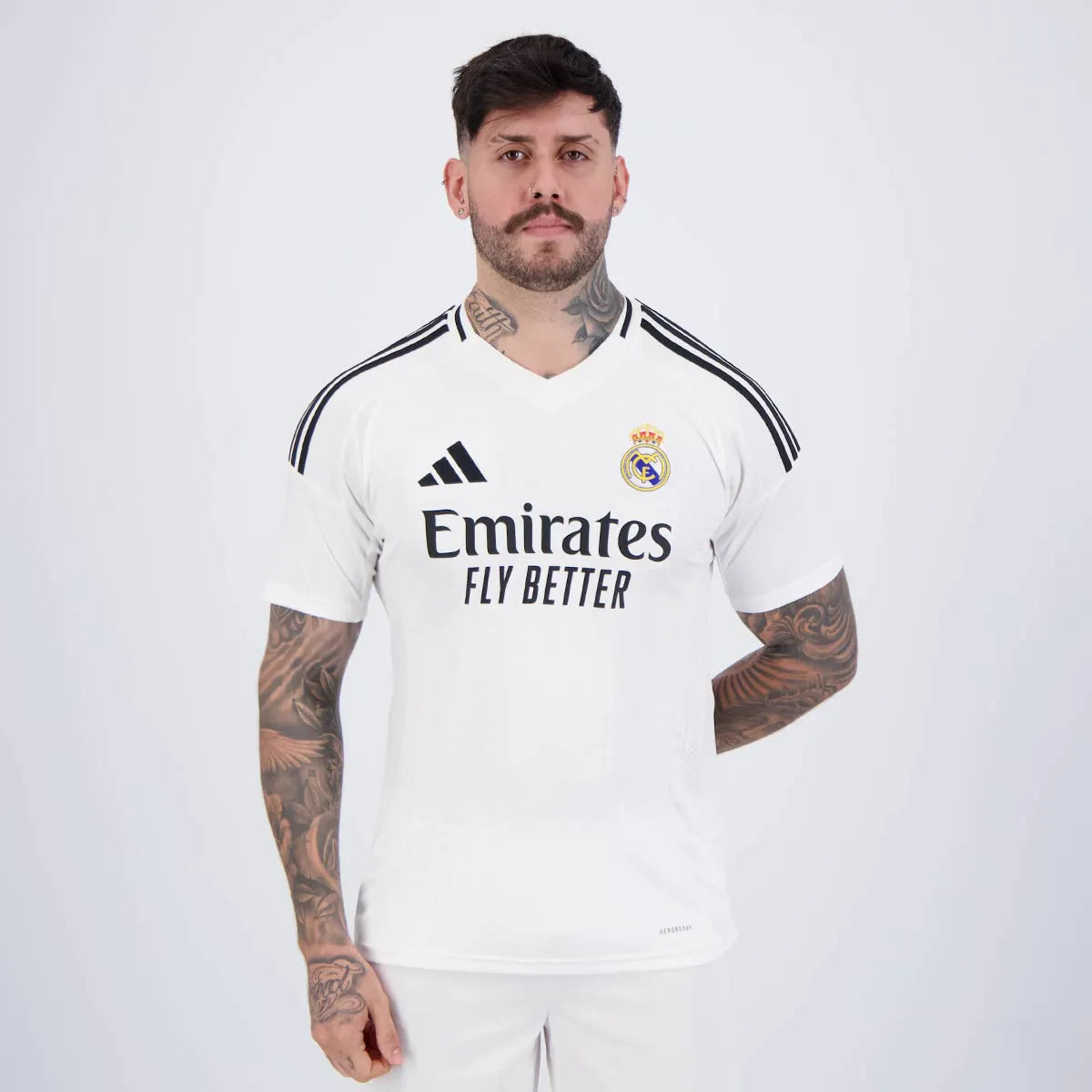 Real Madrid Home 24/25 Torcedor Adidas - Branca