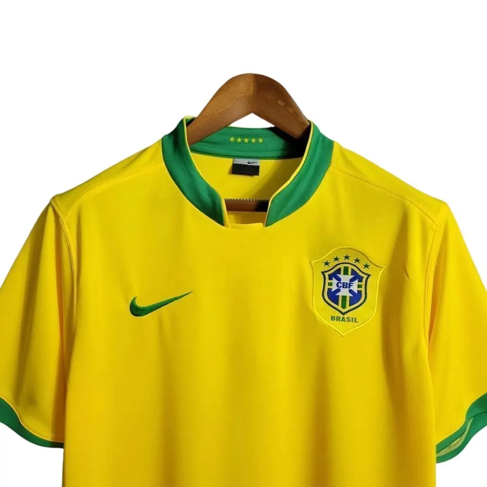 Brasil Home Retrô 2006 Nike - Amarela