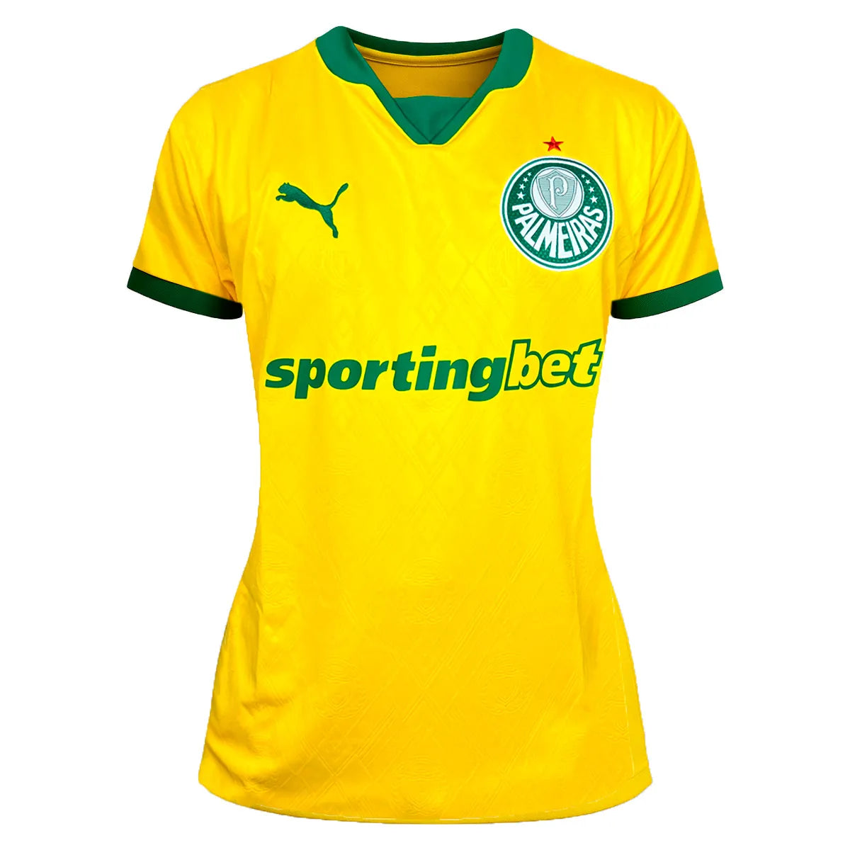Palmeiras Third 25/26 Torcedor Feminina Puma -  Amarelo