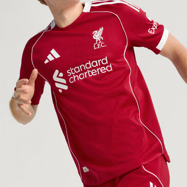 Liverpool Home 25/26 Jogador Adidas - Vermelho