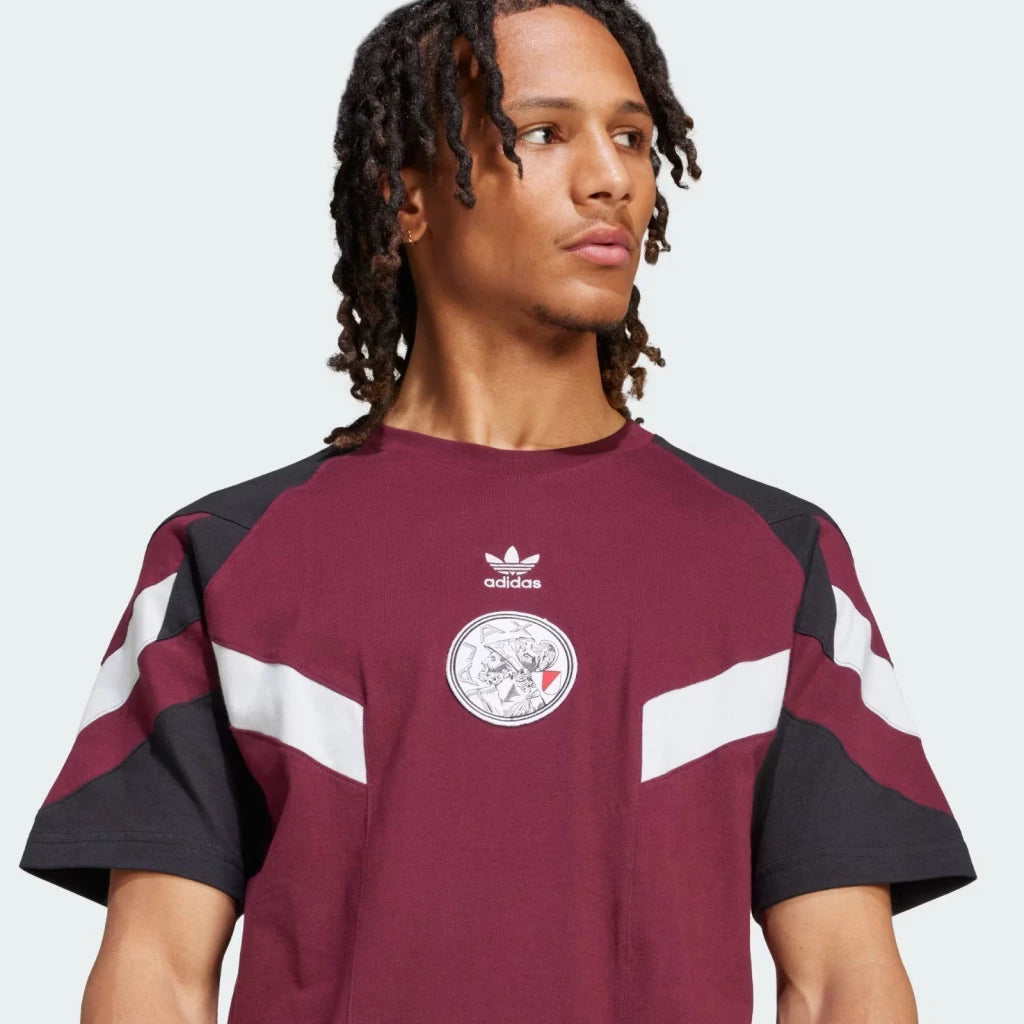 Ajax Pré jogo 25/26 Torcedor Adidas - Vinho