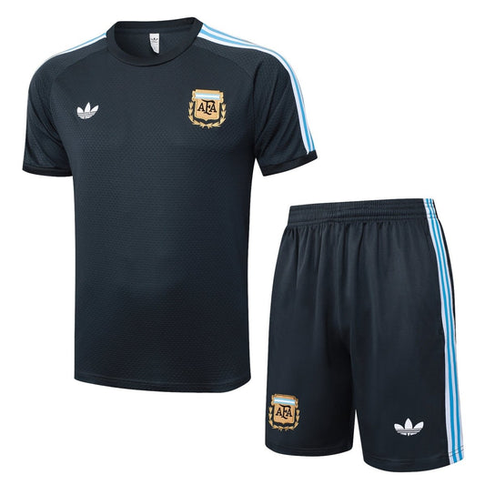Kit de Treino Argentina Adulto 25/26 Adidas - Azul Escuro