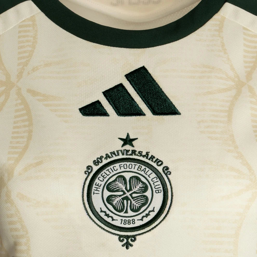 Celtic Third 26/27 Torcedor Adidas Masculina - Bege