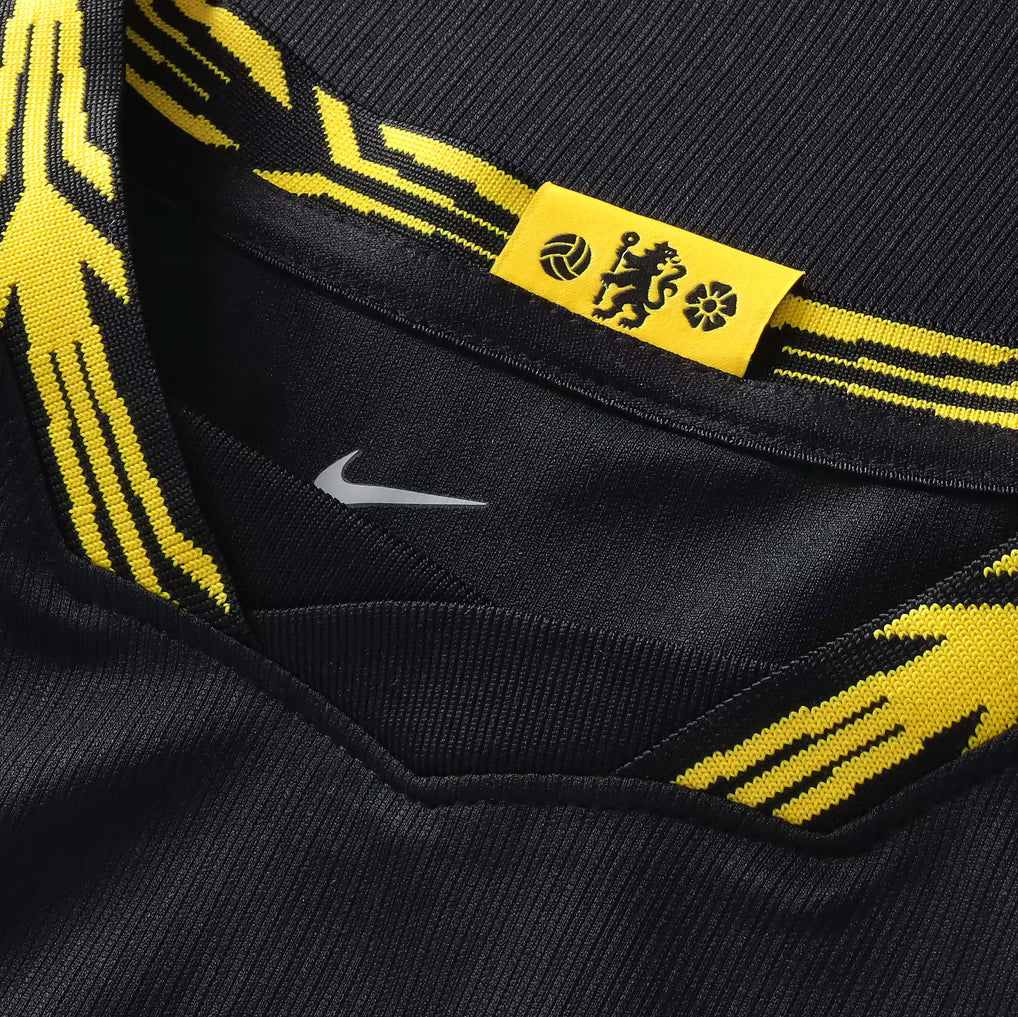 Chelsea Away Manga Longa 26/27 Torcedor Nike - Preta