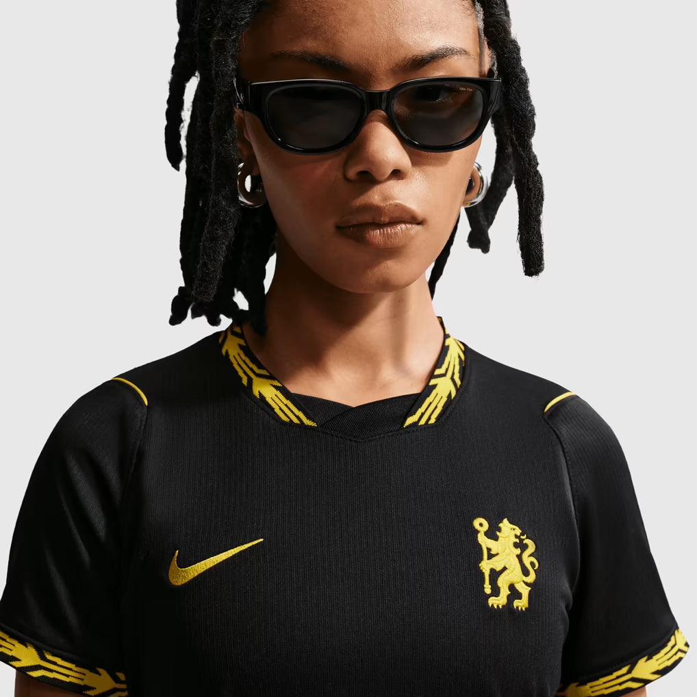 Chelsea Away 26/27 Feminino Nike - Preto