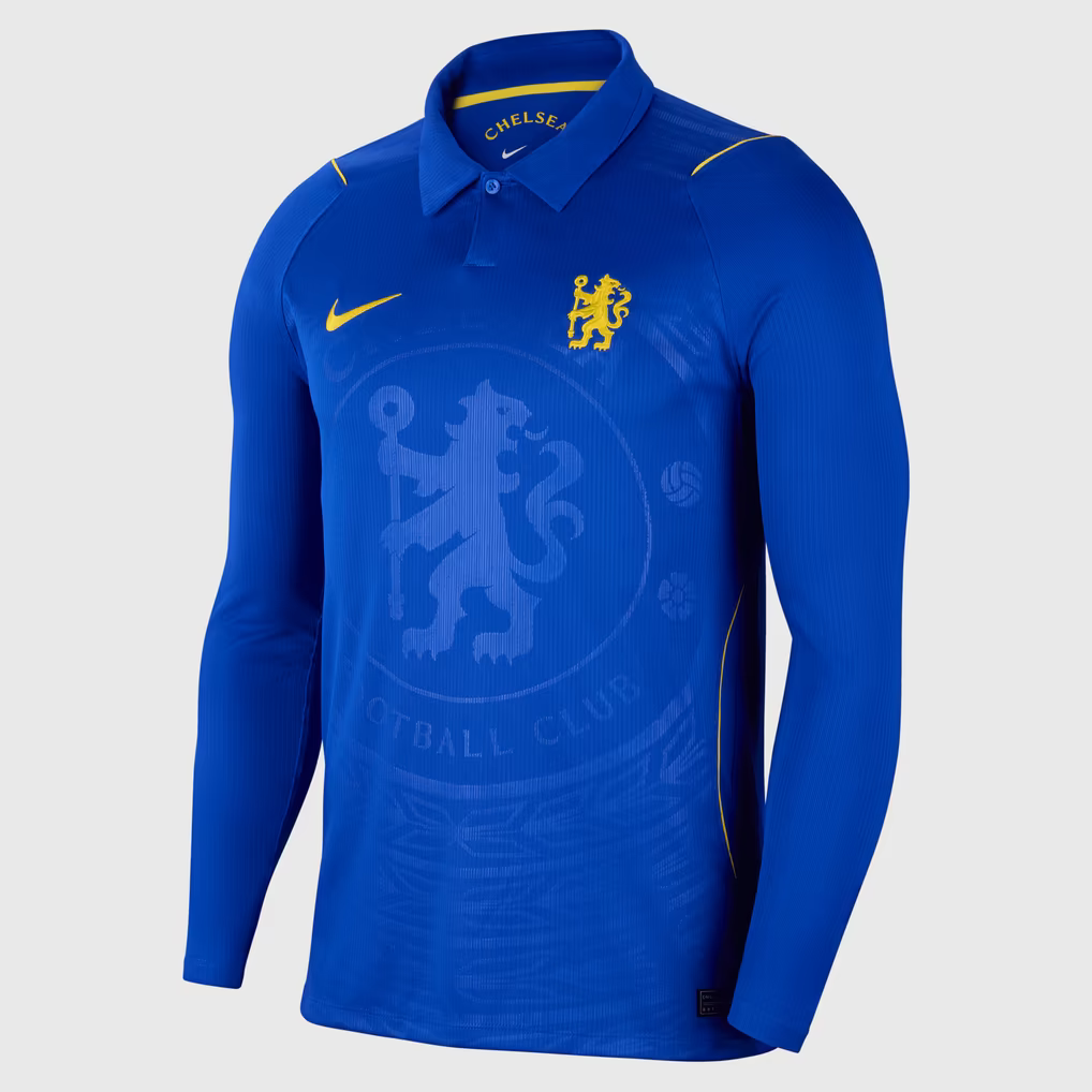 Chelsea Home Manga Longa 26/27 Torcedor Nike - Azul
