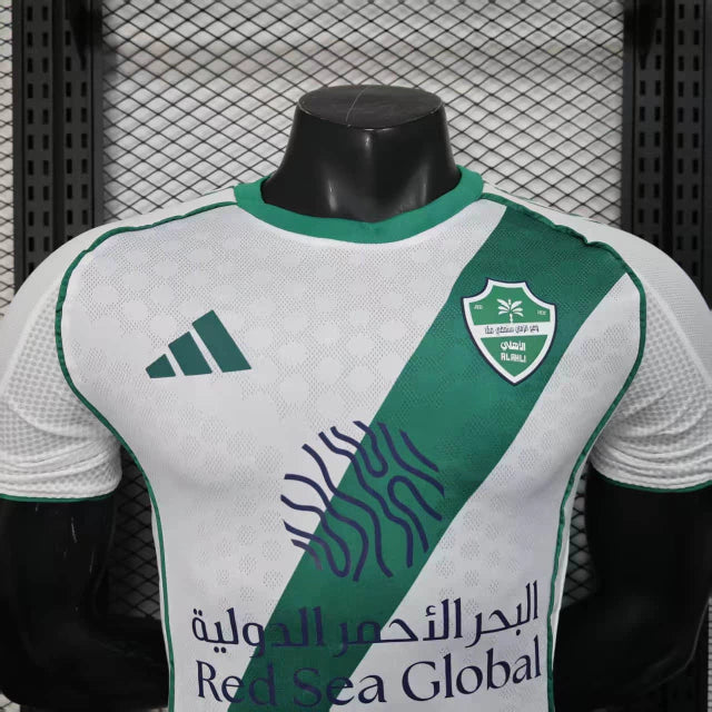Al Ahli Home 25/26 Jogador Adidas - Branca e Verde