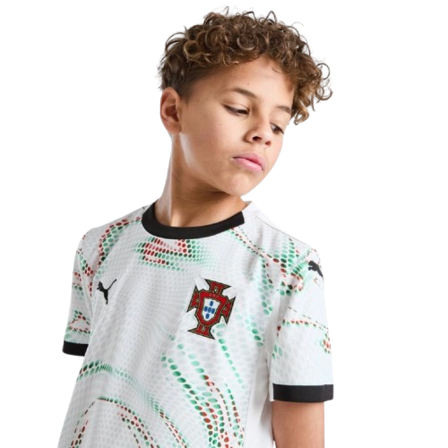 Kit Infantil Portugal Away 25/26 - Branca