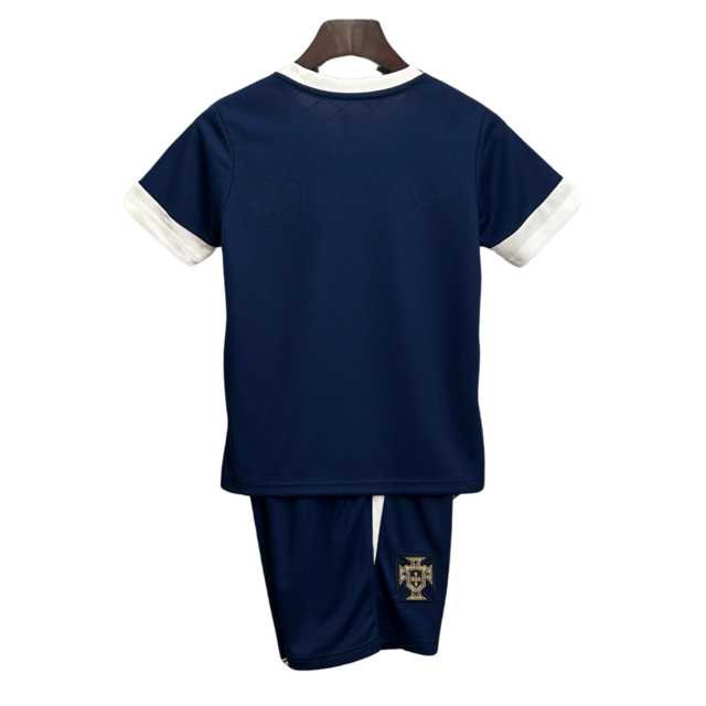 Kit Infantil Portugal Treino 25/26 - Azul