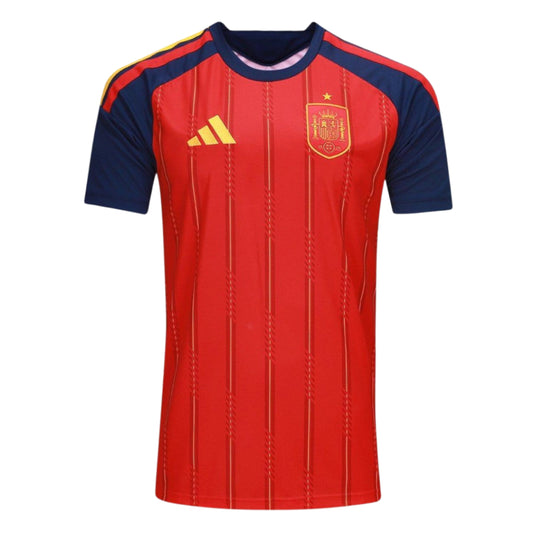 Espanha Home 26/27 Masculino Adidas Torcedor - Vermelho