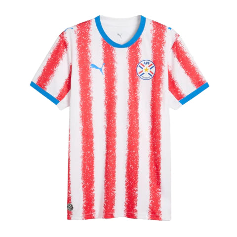 Paraguai Home 26/27 Torcedor Puma - Branco e Vermelho
