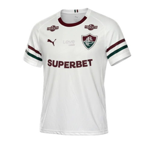 Fluminense Away 26/27 Torcedor Com Patrocínios Puma - Branca