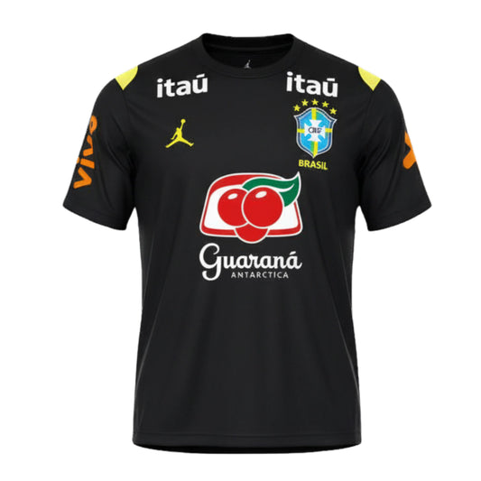 Brasil Treino Com Patrocinios 26/27 Torcedor Jordan Masculina - Preto