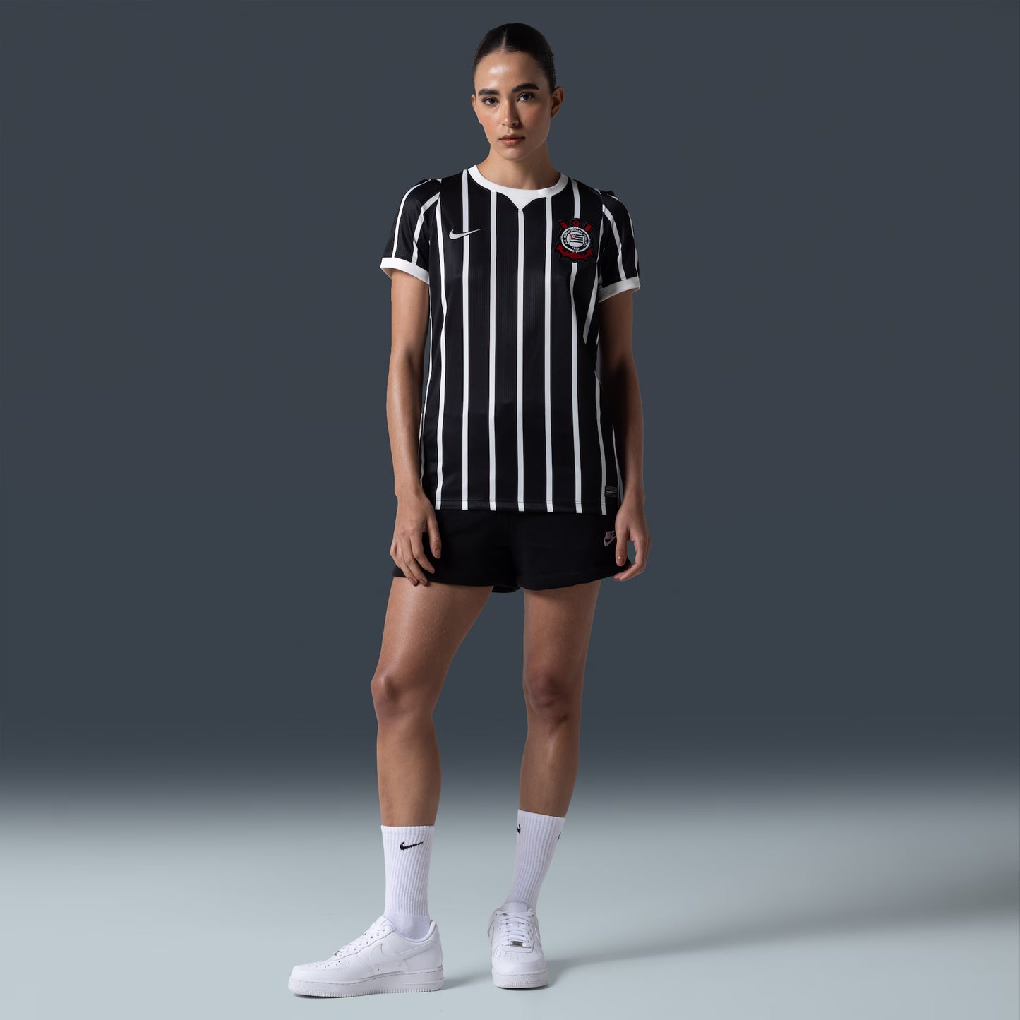 Corinthians Away 26/27 Nike Feminina - Preta e Branca